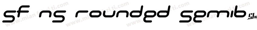 SF NS Rounded Semib字体转换
